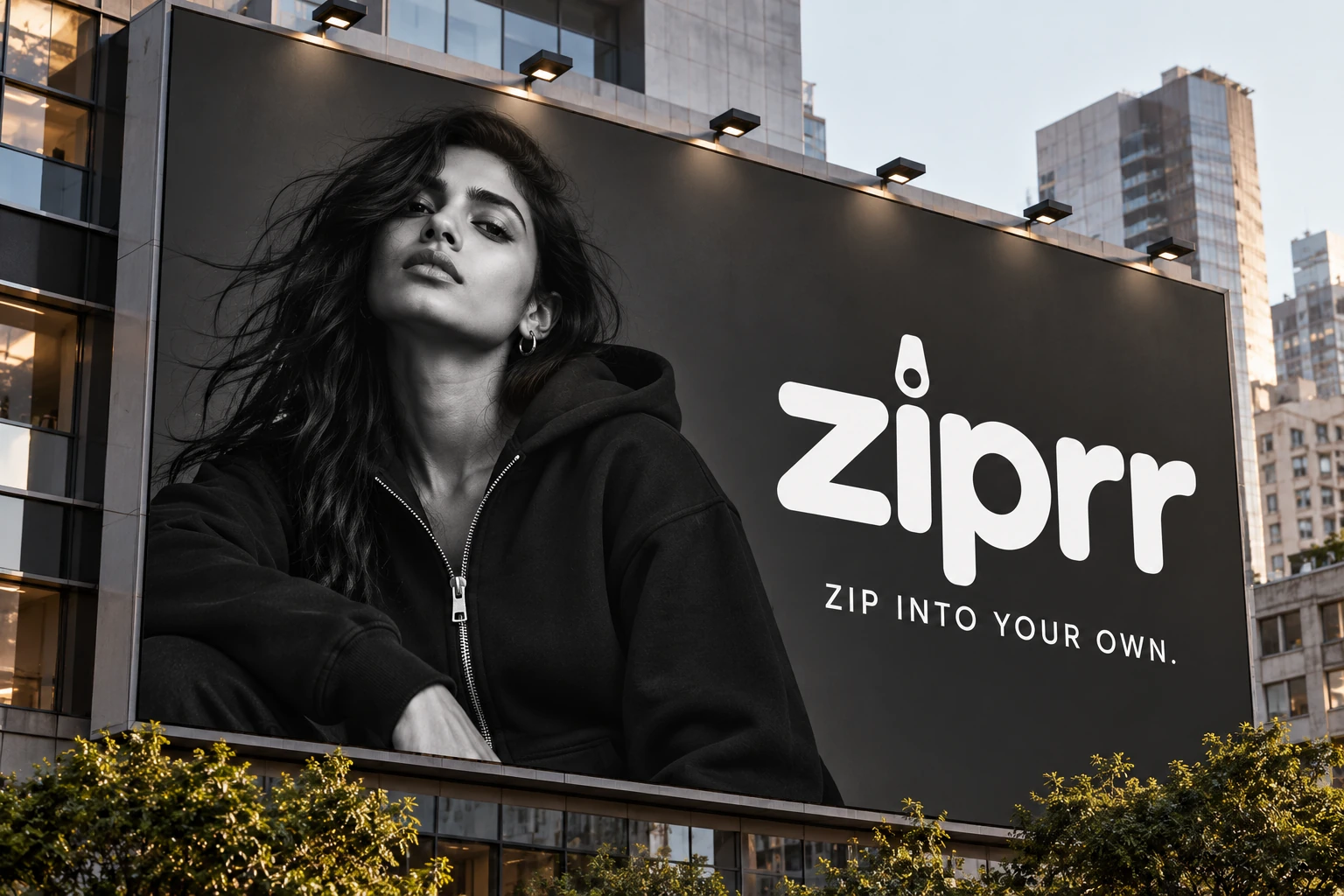 ZIPRR Monochrome Runway Draping